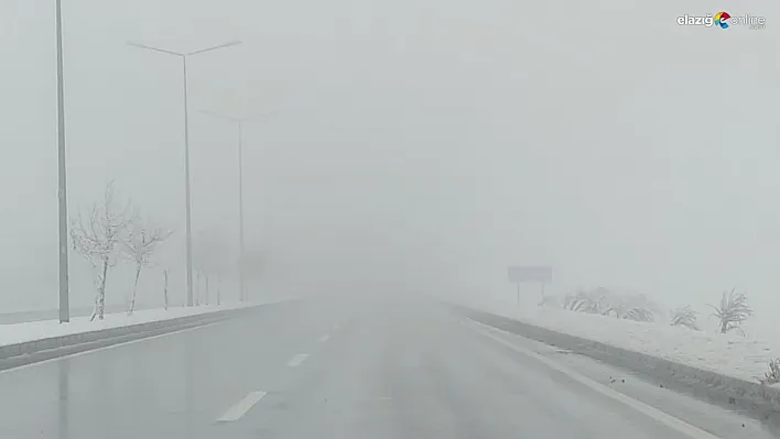 Bingöl- Muş yolunda sis etkili oldu