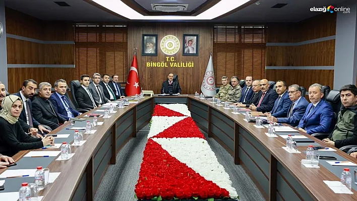 Bingöl'de 'Kış Tedbirleri Koordinasyon Toplantısı' yapıldı