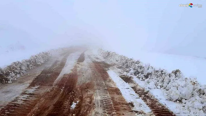 Bingöl'de 2 bin 500 rakımlı tepe beyaza büründü