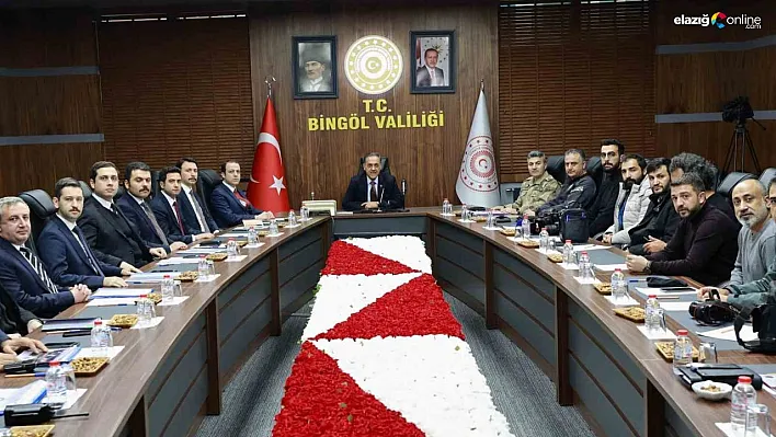 Bingöl'de asayiş ve güvenlik toplantısı