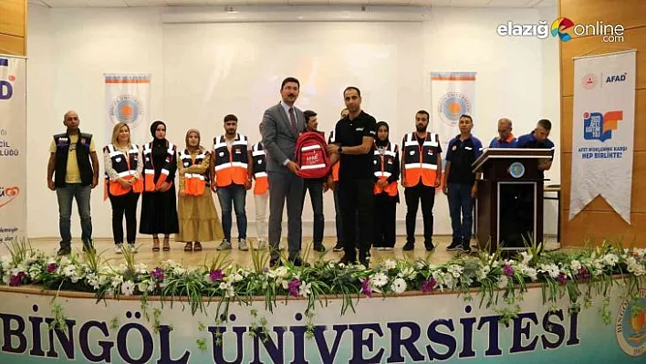 Bingöl'de 274 kişi AFAD gönüllüsü oldu