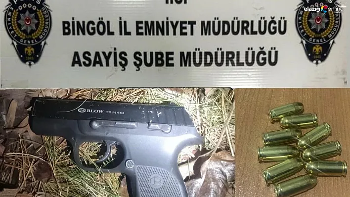 Bingöl'de 3 adet silah ele geçirildi