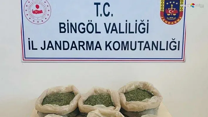 Bingöl'de 3 kilo esrar ele geçirildi