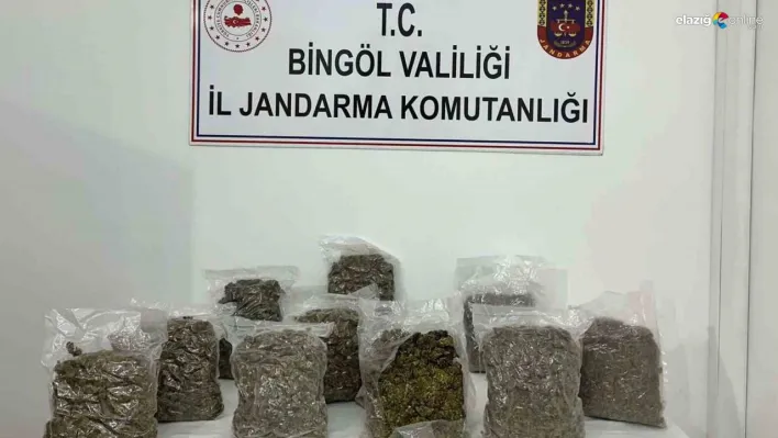 Bingöl'de 5 kilogram uyuşturucu madde ele geçirildi: 2 gözaltı