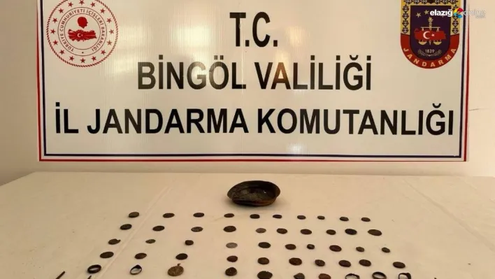 Bingöl'de 63 adet obje ele geçirildi: 2 gözaltı
