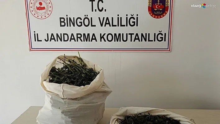 Bingöl'de 7 kilo esrar ele geçirildi