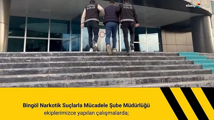 Bingöl'de 7 yıl kesinleşmiş hapis cezası bulunan zanlı yakalandı
