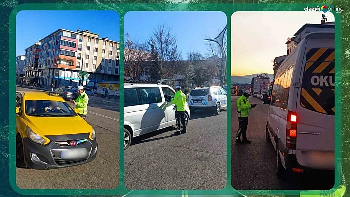 Bingöl'de denetlenen 460 araçtan 260'ına cezai işlem uygulandı