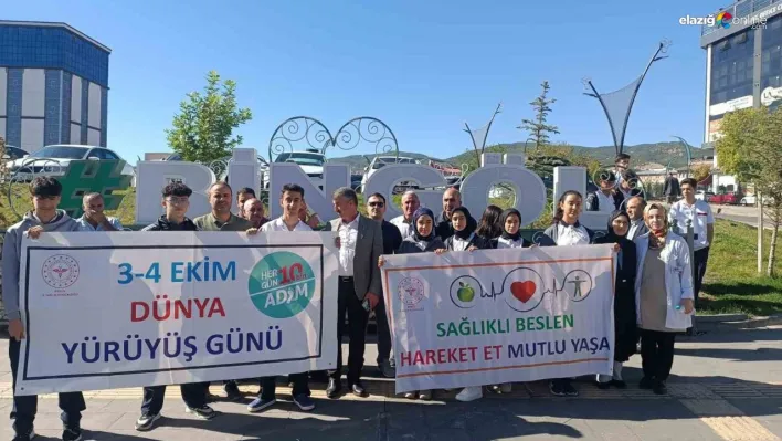 Bingöl'de Dünya Yürüyüş Gün etkinliği