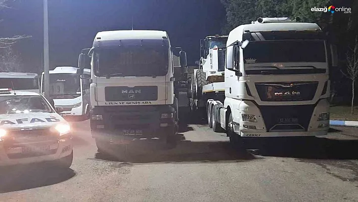 Bingöl'den Erzincan'a destek