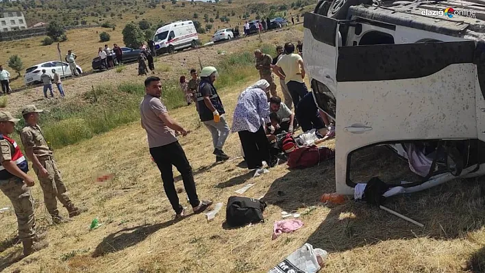 Bingöl'de feci kaza: 1 ölü, 6 yaralı