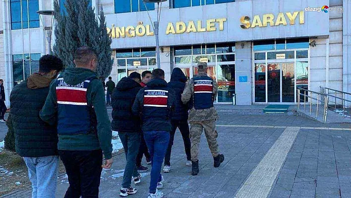 Bingöl'de hırsızlık yapan 4 şüpheli tutuklandı