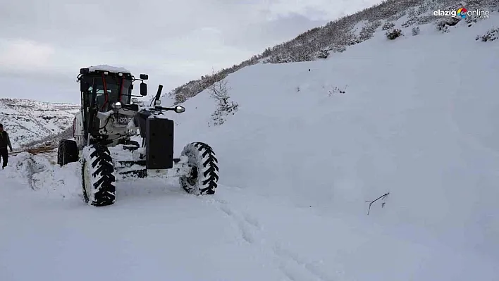 Bingöl'de kar nedeni ile 88 köy yolu ulaşıma kapandı