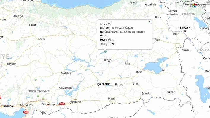 Bingöl'de korkutan deprem