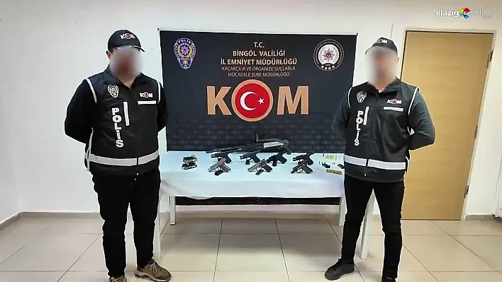 Bingöl'de ruhsatsız silah operasyonu: 4 şüpheli tutuklandı