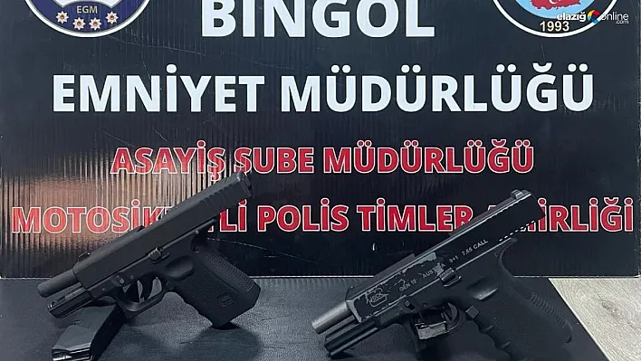 Bingöl'de ruhsatsız silah ve uyuşturucu ele geçirildi