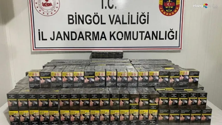 Bingöl'de silah ve kaçak sigara ele geçirildi