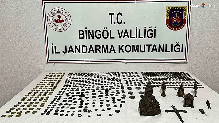 Bingöl'de tarihi eser kaçakçılığı operasyonu!