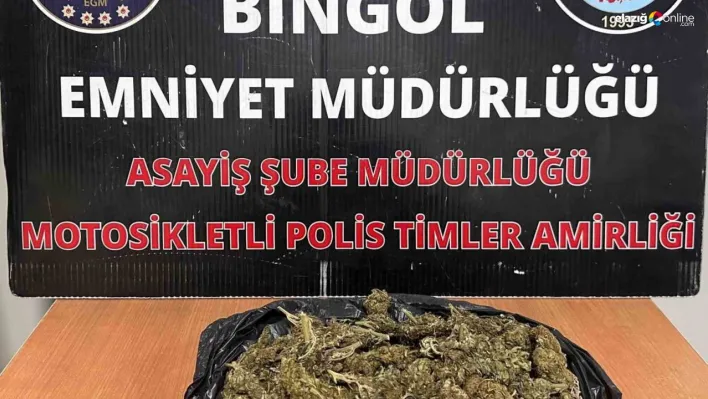 Bingöl'de uyuşturucu madde ele geçirildi