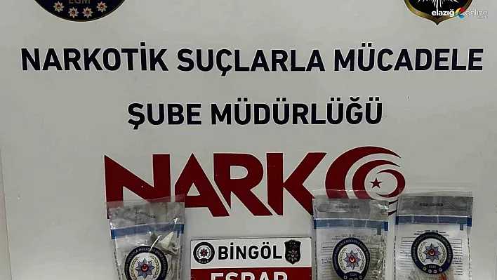 Bingöl'de uyuşturucu operasyonu