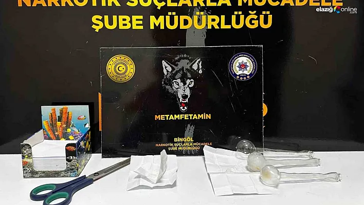 Bingöl'de uyuşturucu operasyonu: 1 tutuklama