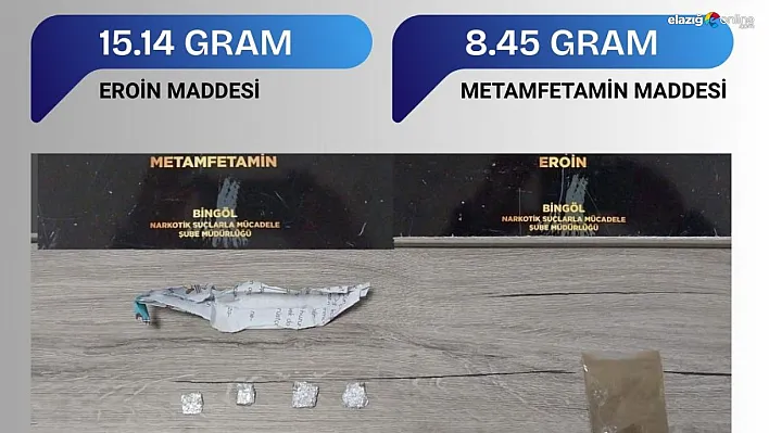 Bingöl'de uyuşturucu operasyonu
