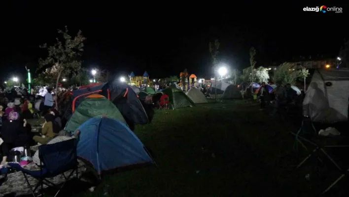 Bingöl'de vatandaşlar Filistin için çadırlarda nöbet tutacak