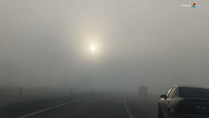 Bingöl'de yoğun sis: Görüş mesafesi 10 metreye düştü