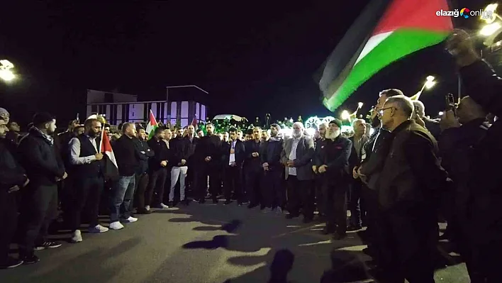 Bingöl'deki STK'lar, İsrail'in saldırılarını protesto etti