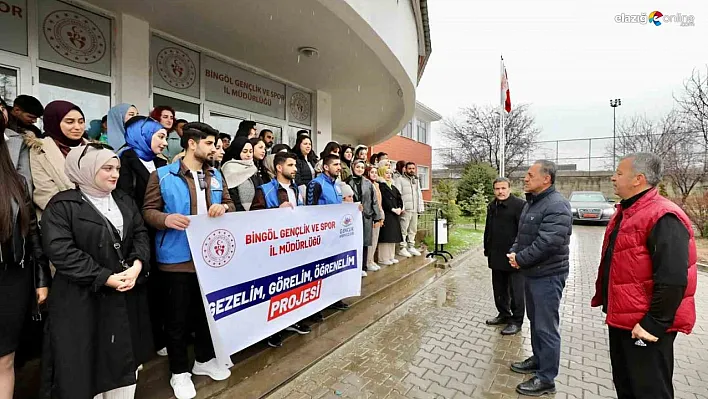 Bingöl'den 100 öğrenci Mardin gezisine gönderildi