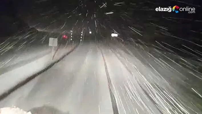 Yağan kar sürücülere zor anlar yaşattı