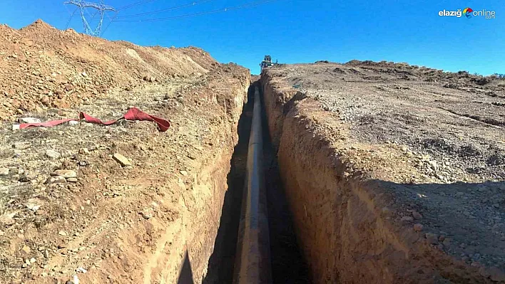 Bingöl içme suyu isale hattında çalışmalar sürüyor