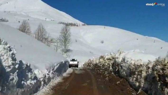 Yayladere'de kapanan köy yolları açılmaya çalışılıyor