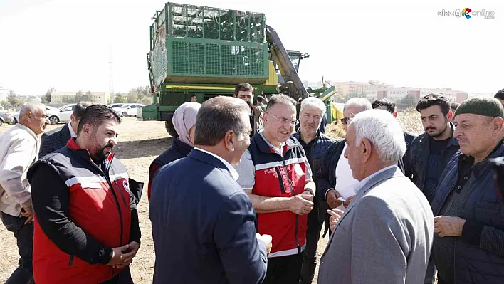 Bismil'de 'beyaz altın'ın hasadı başladı