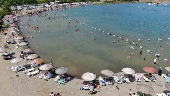 Tatilcilerin bu bayramda tercihi Hazar Gölü oldu