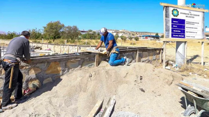 Büyükşehir Belediyesi, Dicle Huzurparkında çalışmalara başladı