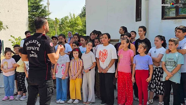 Malatya'da Öğrencilere Uygulamalı Afet Bilinci Eğitimi