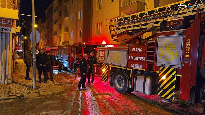 Elazığ'da Çatı Katından Yükselen Dumanlar İtfaiyeyi Harekete Geçirdi!