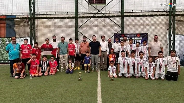 Çermik'te Kur'an kursları arası futbol turnuvası sona erdi