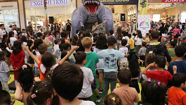 Ceylan Karavil Park'ta 'Jurassic Age' etkinliği çocuklarla buluştu