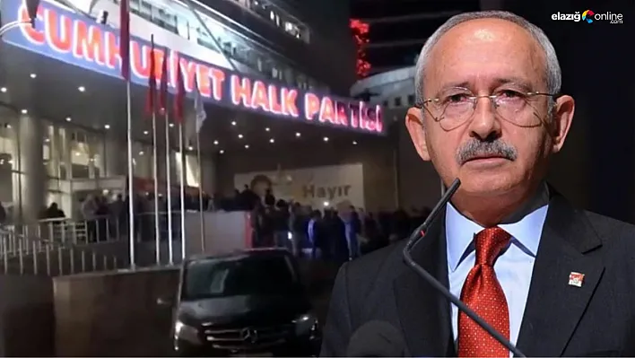 CHP Genel Merkezi önünde 'Kemal istifa' sesleri