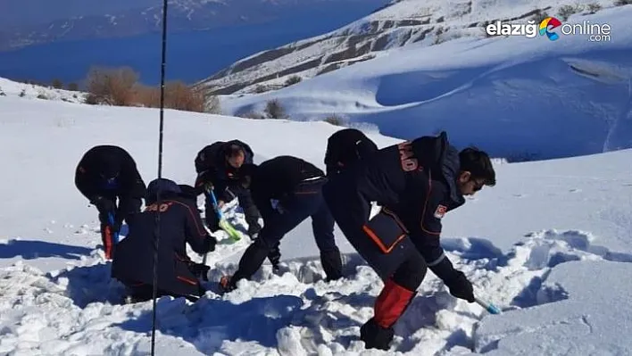 Çığda arama ve kurtarma tatbikatı gerçekleştirildi