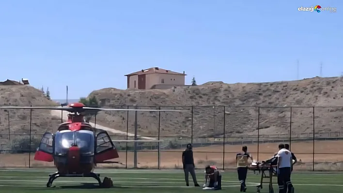 Darende'de Kalp Krizi Geçiren Hasta Hava Ambulansıyla Hayata Tutundu!