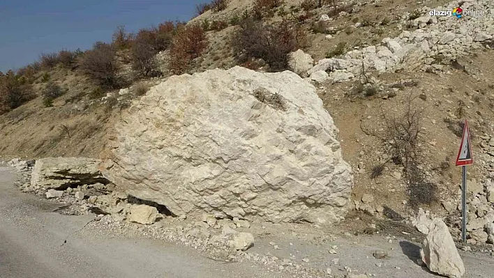 Deprem, Malatya'da dağları yerinde oynattı