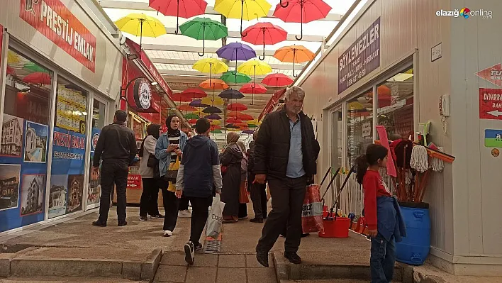 Malatya'da konteyner çarşılarda yoğunluk!