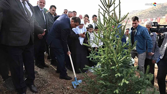 Deprem şehitlerinin ismi hatıra ormanında yaşatılacak