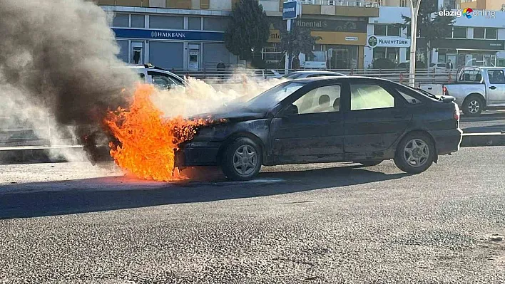 Test sürüşünde alevlere teslim oldu