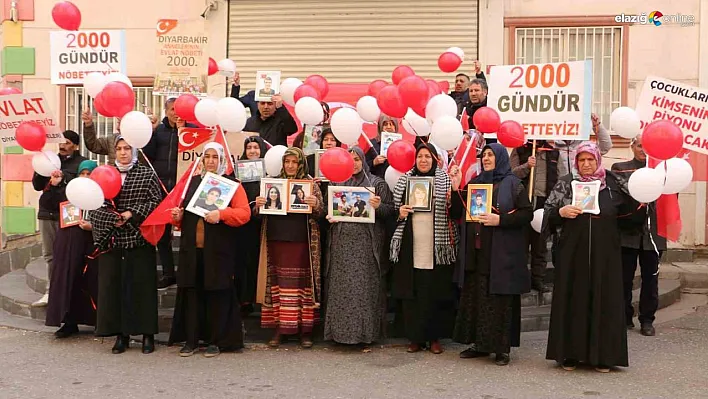 Diyarbakır anneleri 2 bin gündür evlatları için nöbette