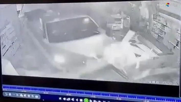 Diyarbakır'da 1 kişinin öldüğü feci kaza dükkan içi kamerasına yansıdı