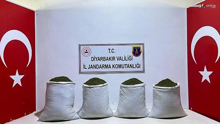 Diyarbakır'da 117 kilo esrar ele geçirildi
